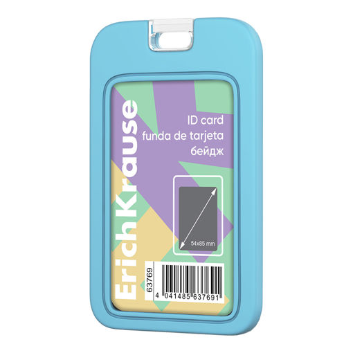 Picture of SILICONE NAME TAG 54X85MM BLUE